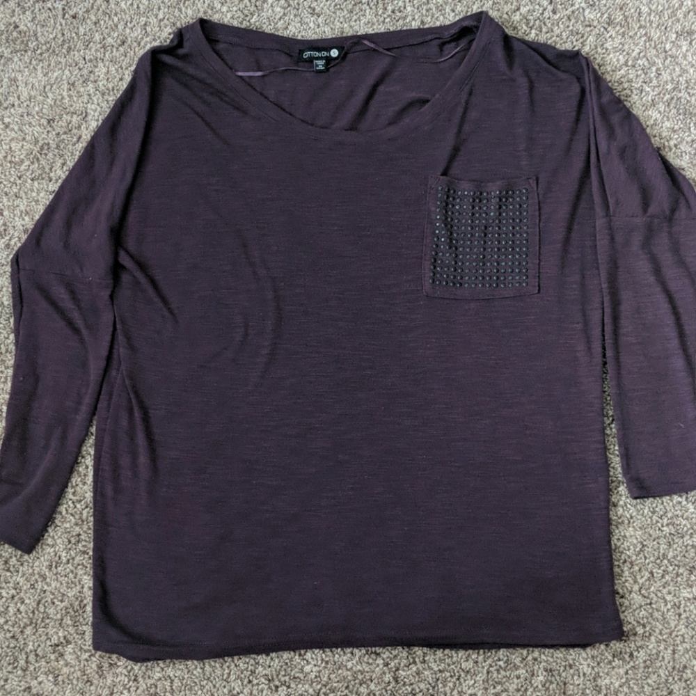 Purple blouse